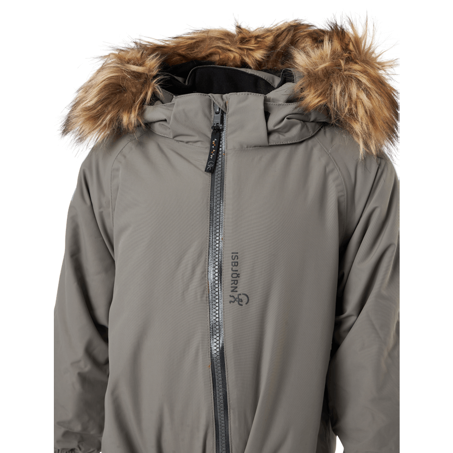 Combinaison rembourrée pour tout-petits, couleur taupe
