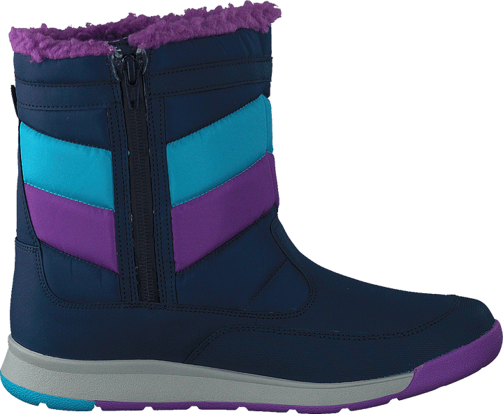 Alpine Puffer Wtpf Bleu marine/turquoise/violet