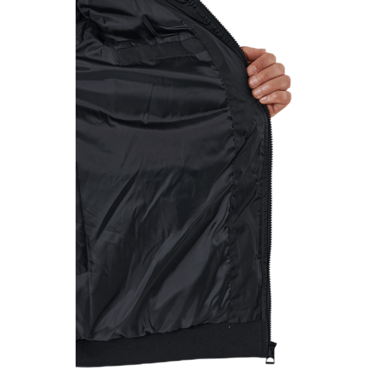 Heren Oliver Puff Jacket Sycamore-zwart-helder-wit