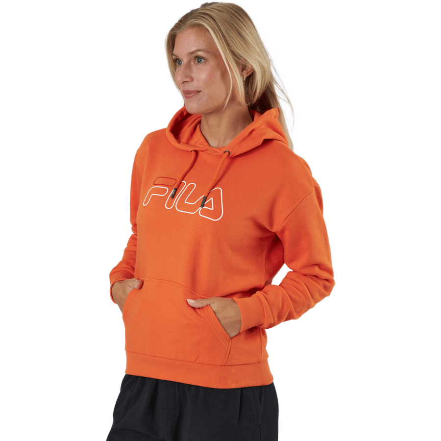 Larkin Felpa con cappuccio arancio mandarino