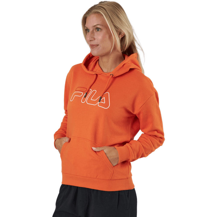 Larkin Felpa con cappuccio arancio mandarino