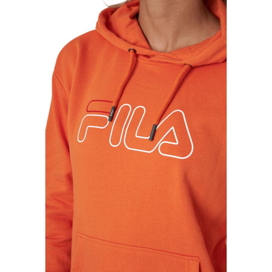 Larkin Felpa con cappuccio arancio mandarino