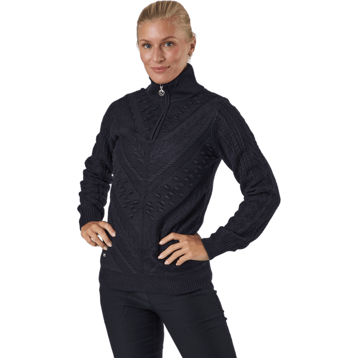Amedine Ls Pullover gefüttert Blau