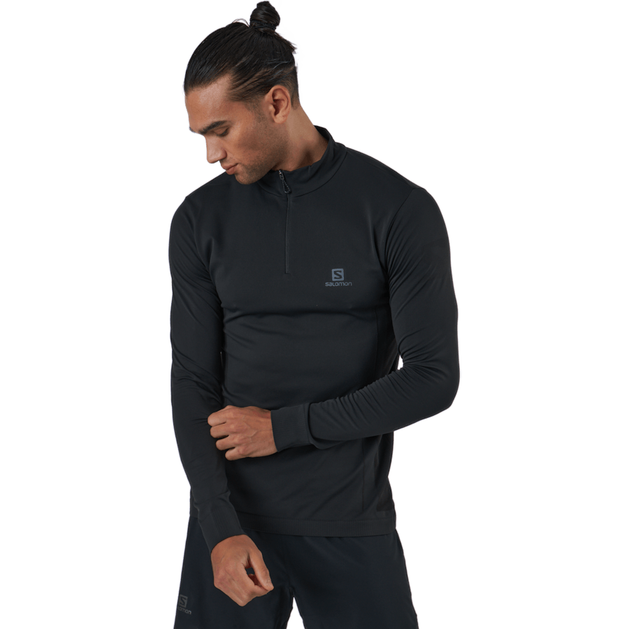 Explore Seamless Half Zip Black