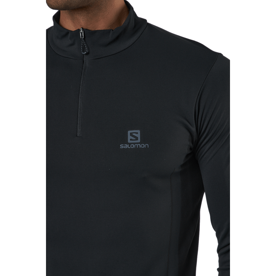Explore Seamless Half Zip Black