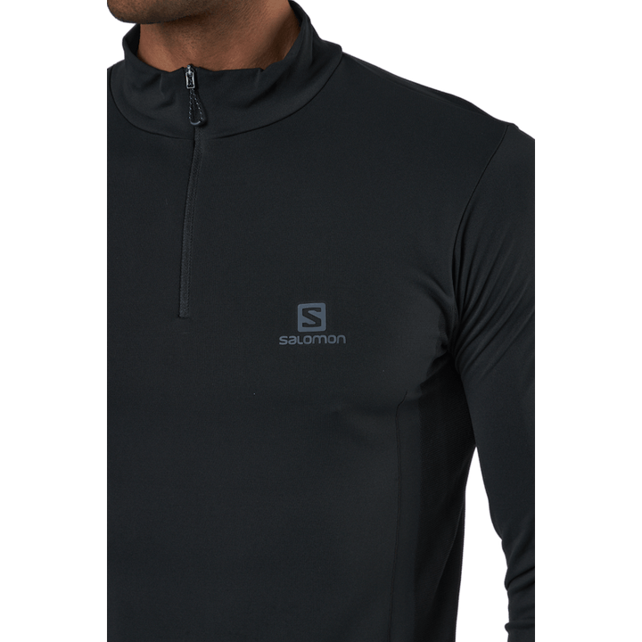 Explore Seamless Half Zip Black