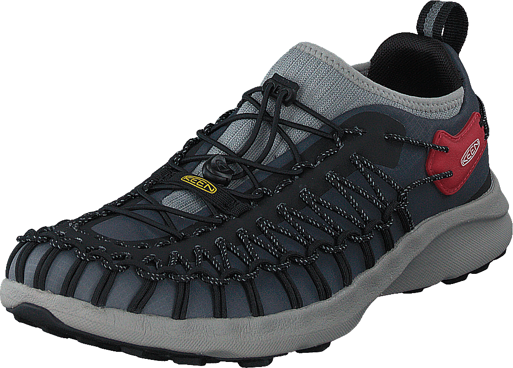 Ke Uneek Snk Sneaker Black-red Carpet