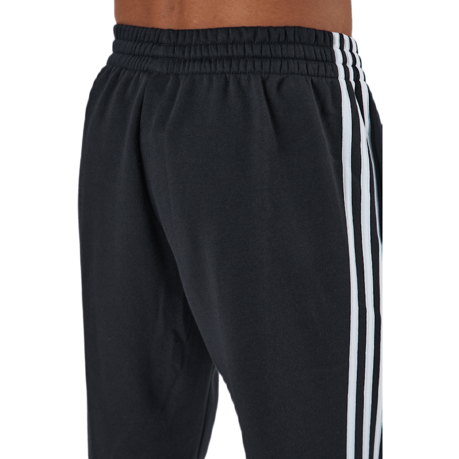 Essentials Tapered Cuff 3 Stripes Pants Black / White