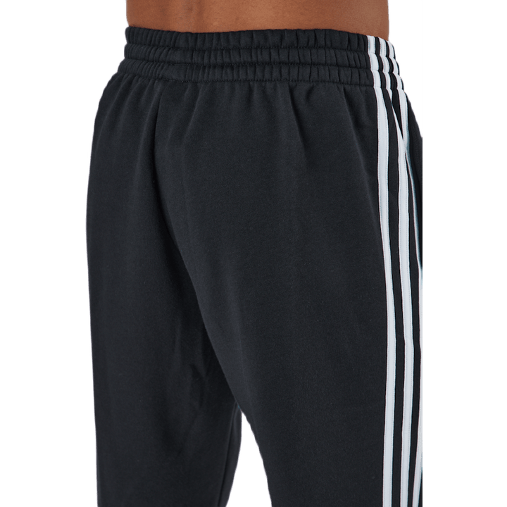 Essentials Tapered Cuff 3 Stripes Pants Black / White