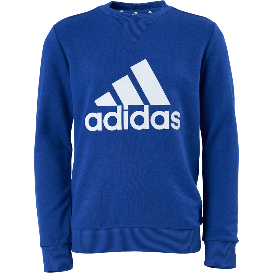 Sweat-shirt Adidas Essentials Big Logo pour garçon, bleu vif / blanc