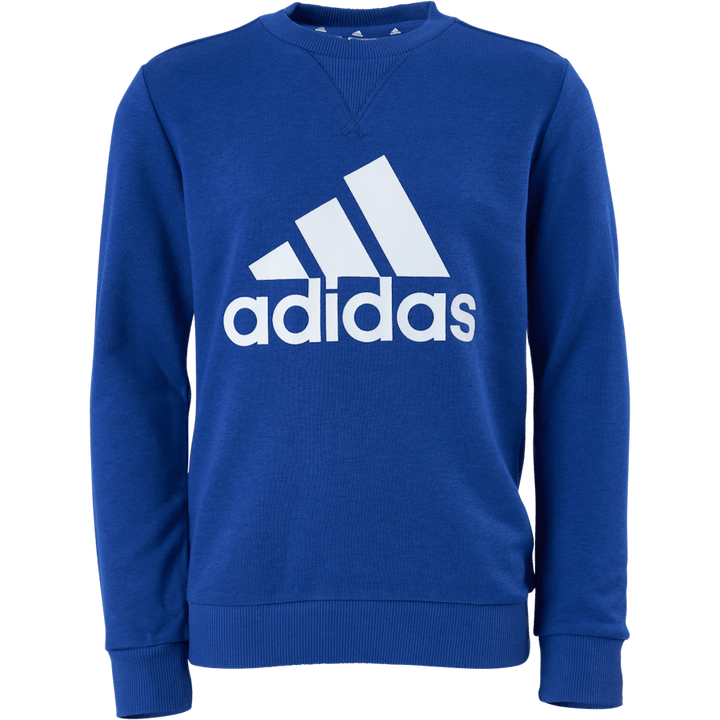 Sweat-shirt Adidas Essentials Big Logo pour garçon, bleu vif / blanc