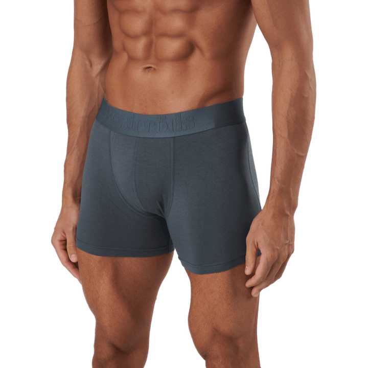Boxer Bamboo 5er-Pack Regular Le Schwarz/Marine/Steingrau