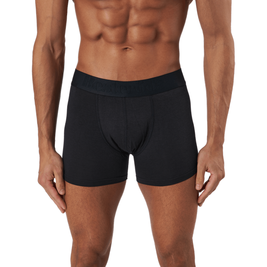 Boxer Bamboo 5er-Pack Regular Le Schwarz/Marine/Steingrau