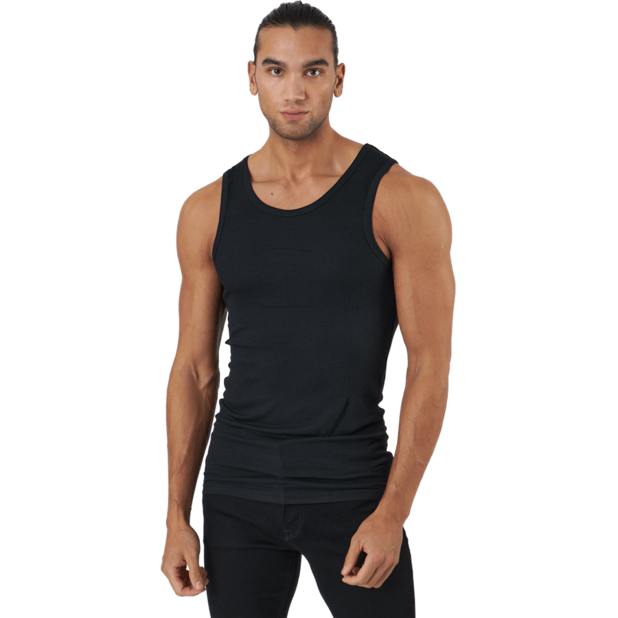 Tank Bamboo 2-pack czarny