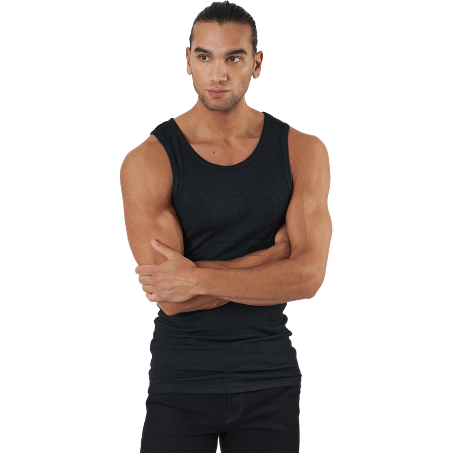 Tank Bamboo 2-pack czarny