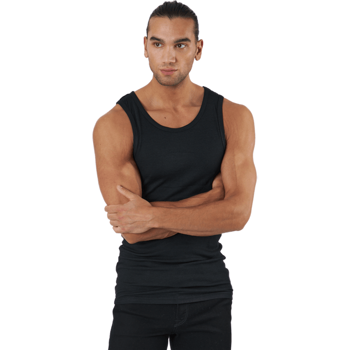 Tank Bamboo 2-pack czarny