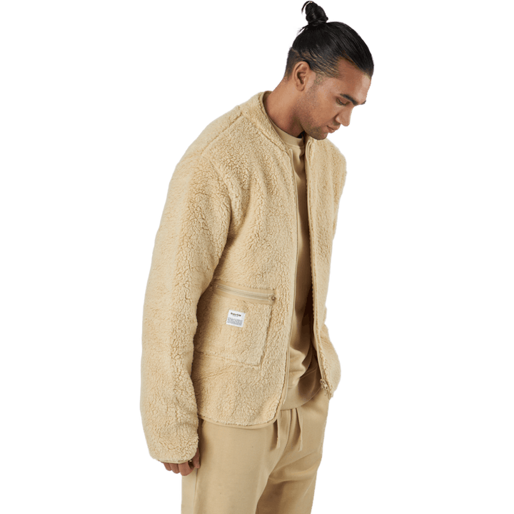 Vilnonė striukė Beige