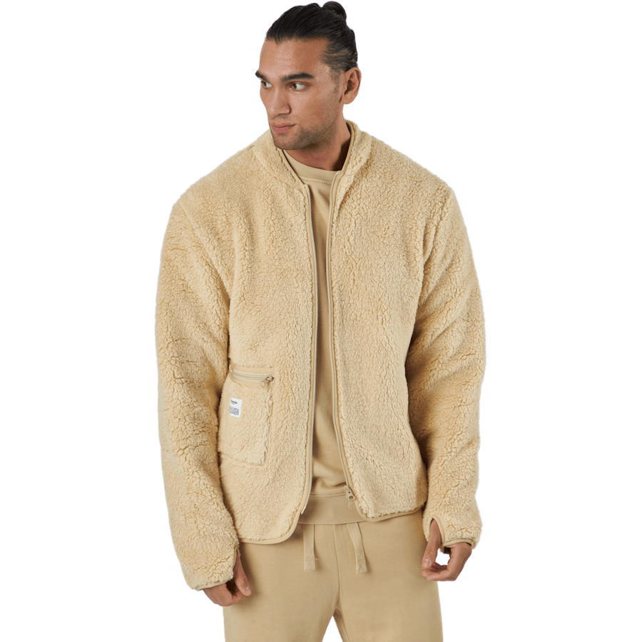 Vilnonė striukė Beige
