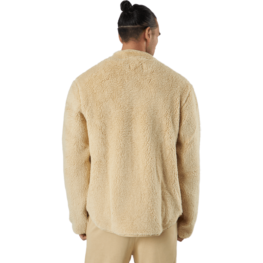 Vilnonė striukė Beige