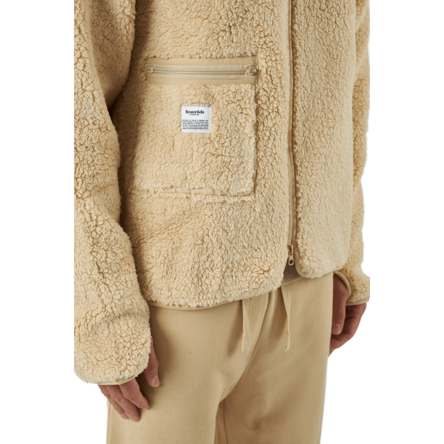 Vilnonė striukė Beige