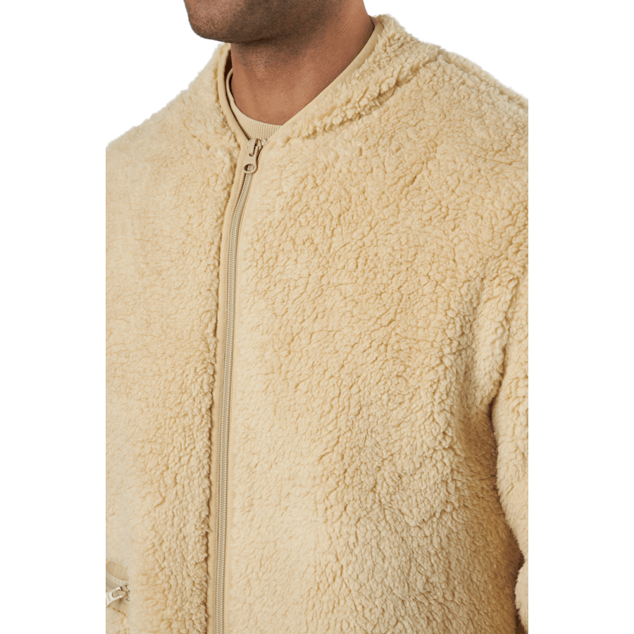 Vilnonė striukė Beige