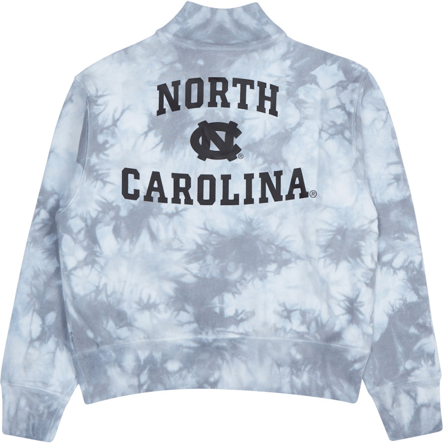 Sweat-shirt demi-zip blanc