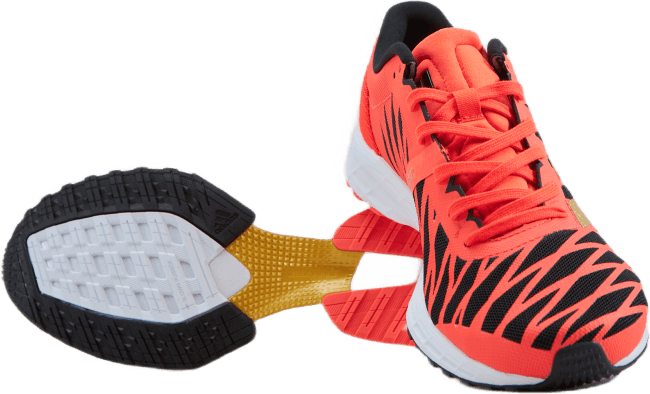 Chaussures Adizero RC 3 : Rouge solaire / Or métallisé / Noir
