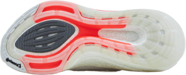 Chaussures Ultraboost 21 : Blanc nuage / Noir noyau / Rouge solaire