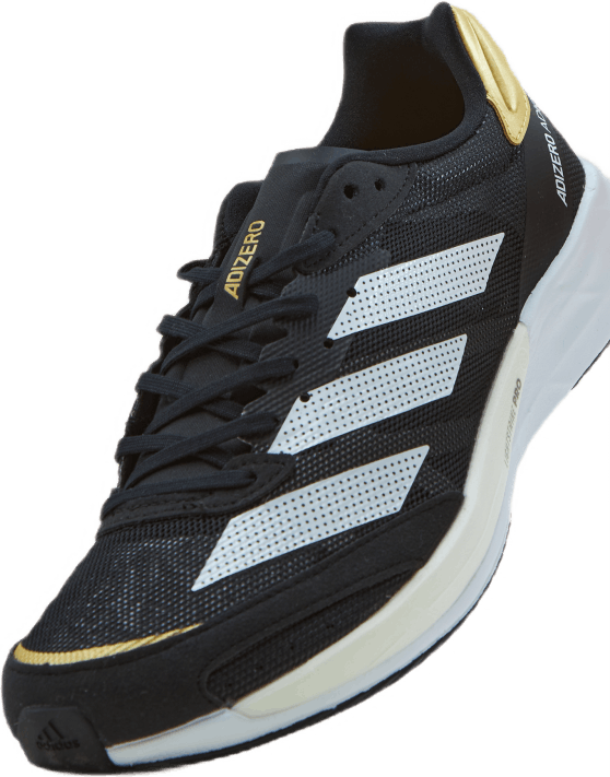 Chaussures Adizero Adios 6 : Noir/Blanc nuage/Blanc merveilleux