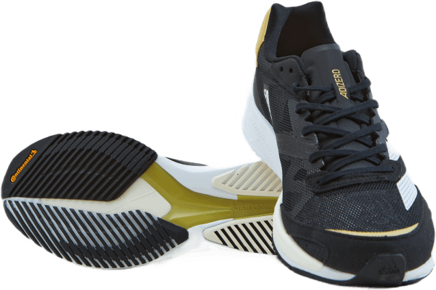 Chaussures Adizero Adios 6 : Noir/Blanc nuage/Blanc merveilleux