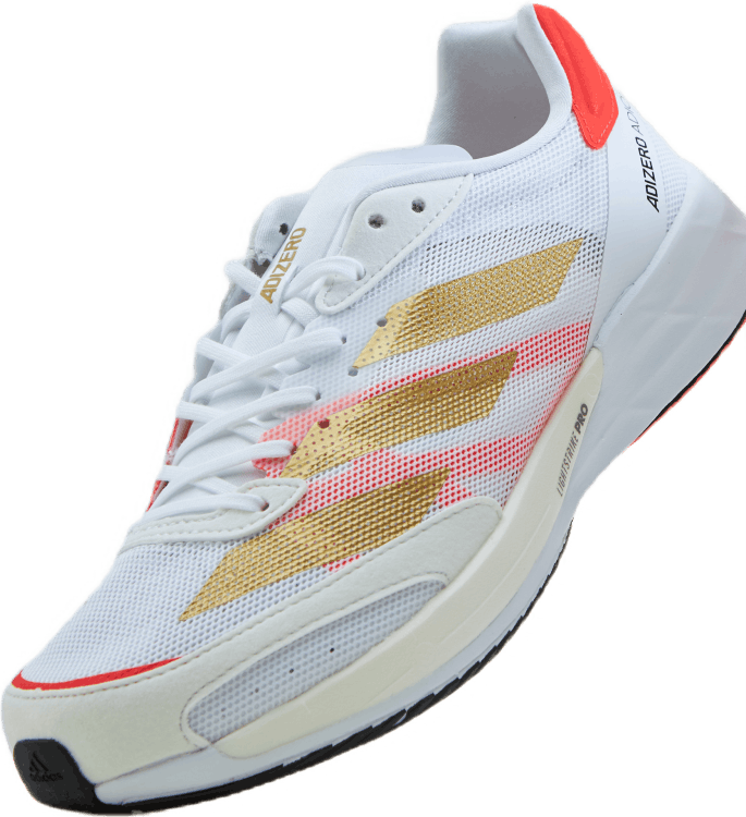 Chaussures Adizero Adios 6 Tokyo Blanc nuage / Or métallisé / Rouge solaire