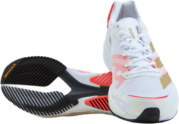 Chaussures Adizero Adios 6 Tokyo Blanc nuage / Or métallisé / Rouge solaire