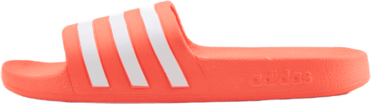 Claquettes Adilette Aqua Rouge solaire / Blanc nuage / Rouge solaire