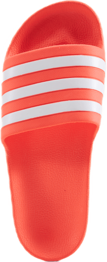 Claquettes Adilette Aqua Rouge solaire / Blanc nuage / Rouge solaire