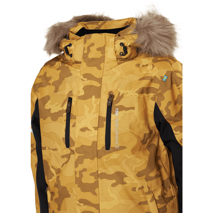 Veste camouflage jaune