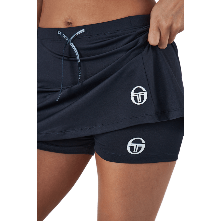 Jupe Eva Bleu marine/blanc