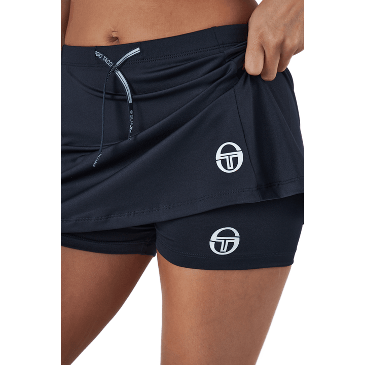 Jupe Eva Bleu marine/blanc