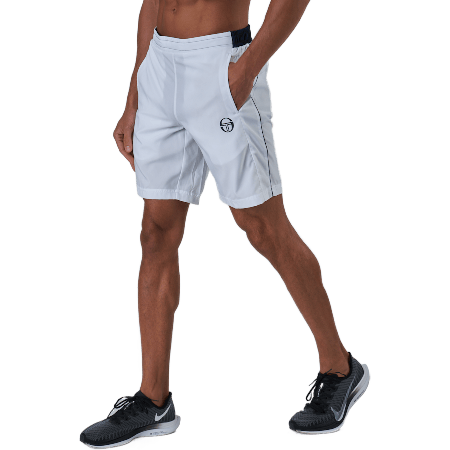 Short Club Tech Blanc/bleu marine