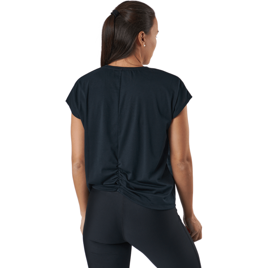 Split Back Tee Black