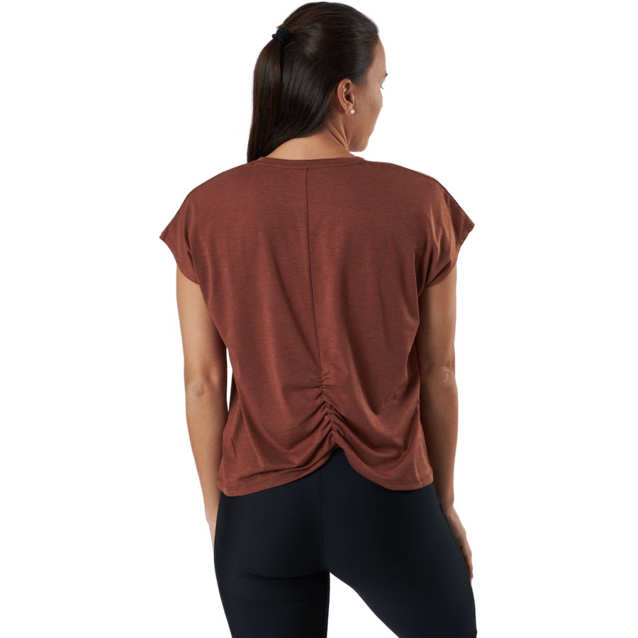 Rozdelené zadné tričko Copper Brown