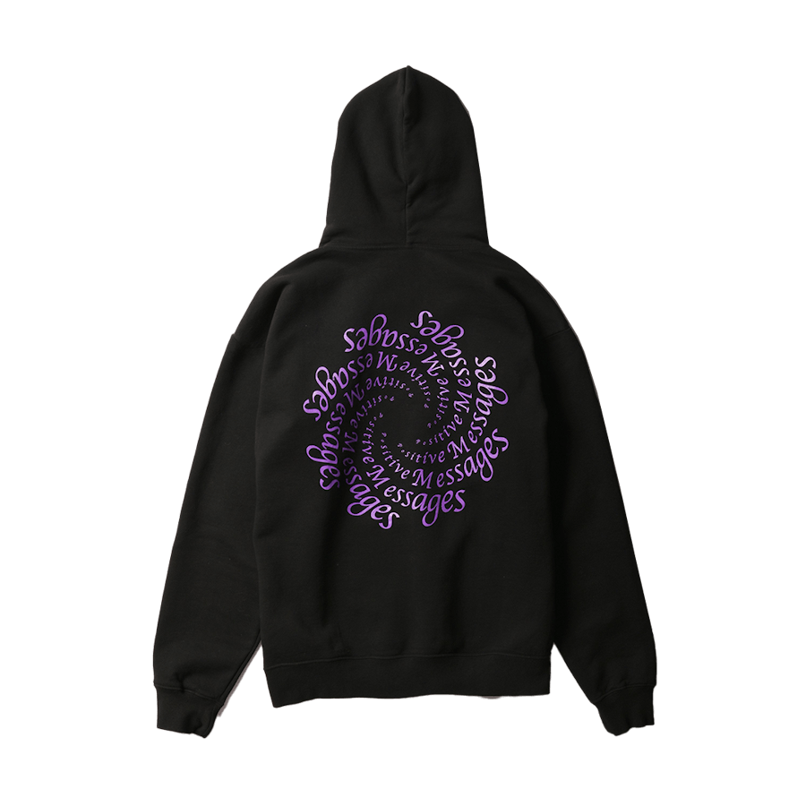 Amplification Felpa con cappuccio nero