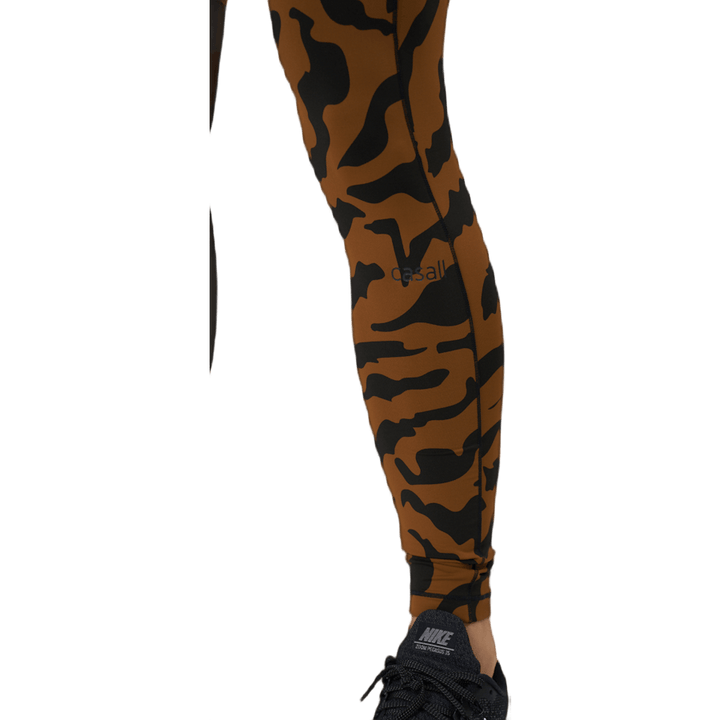 Bedrukte Iconic 7/8 panty Escape Bruin