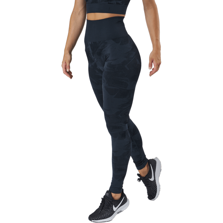 Botanical Seamless Tights Botanical Blue