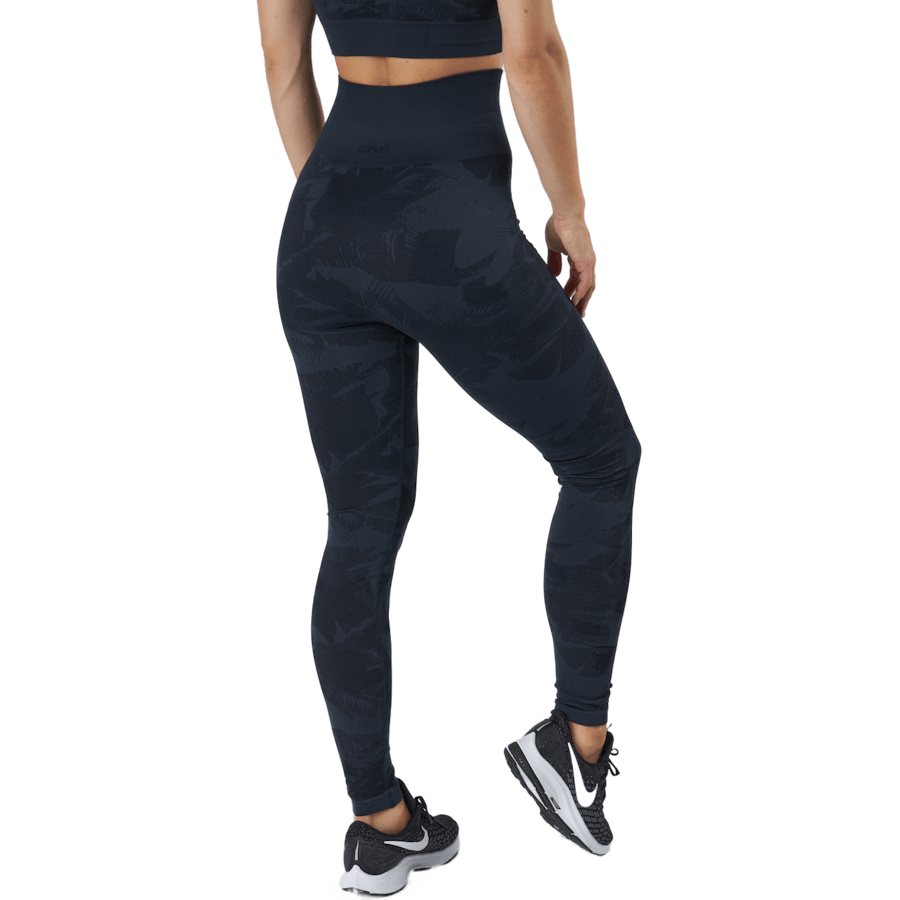 Botanical Seamless Tights Botanical Blue