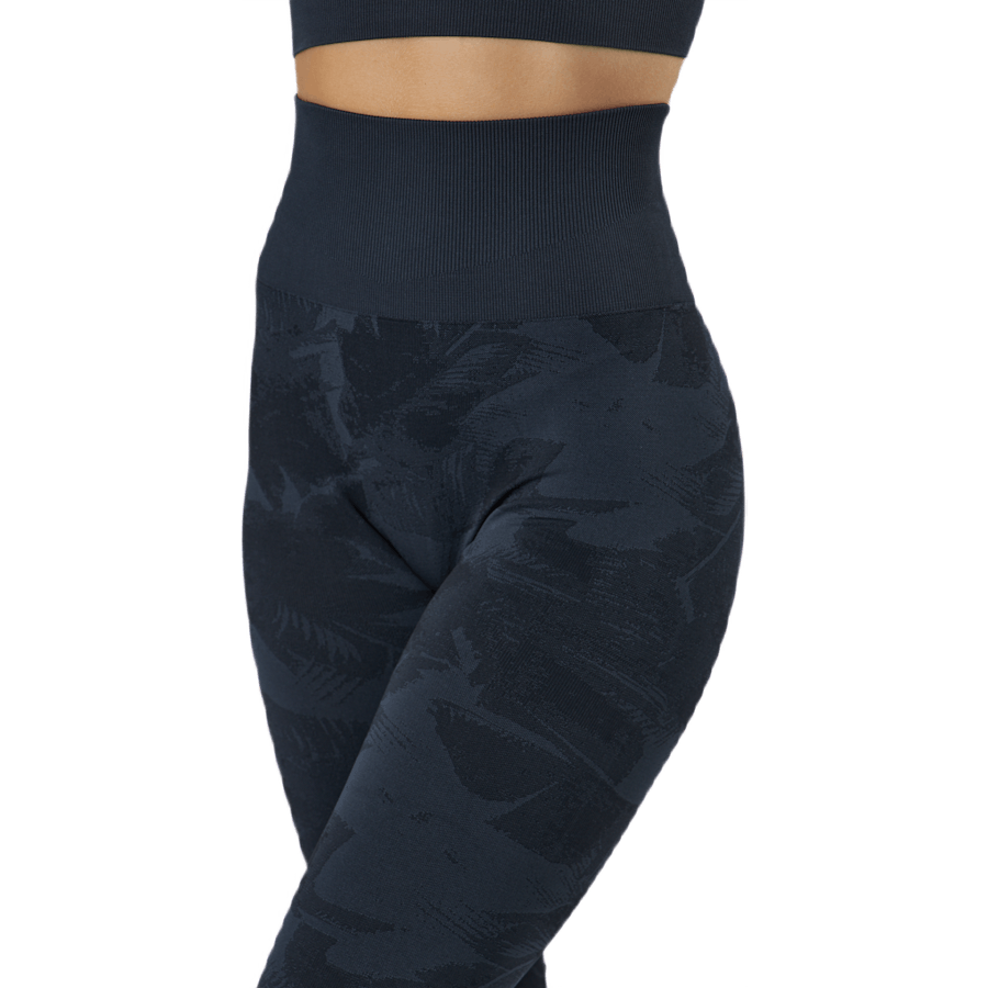 Botanical Seamless Tights Botanical Blue