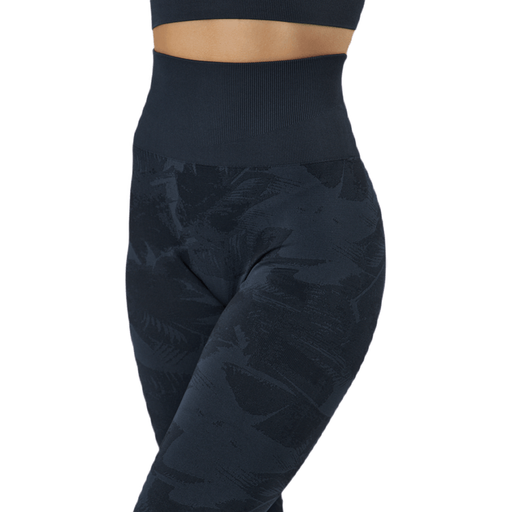 Botanical Seamless Tights Botanical Blue