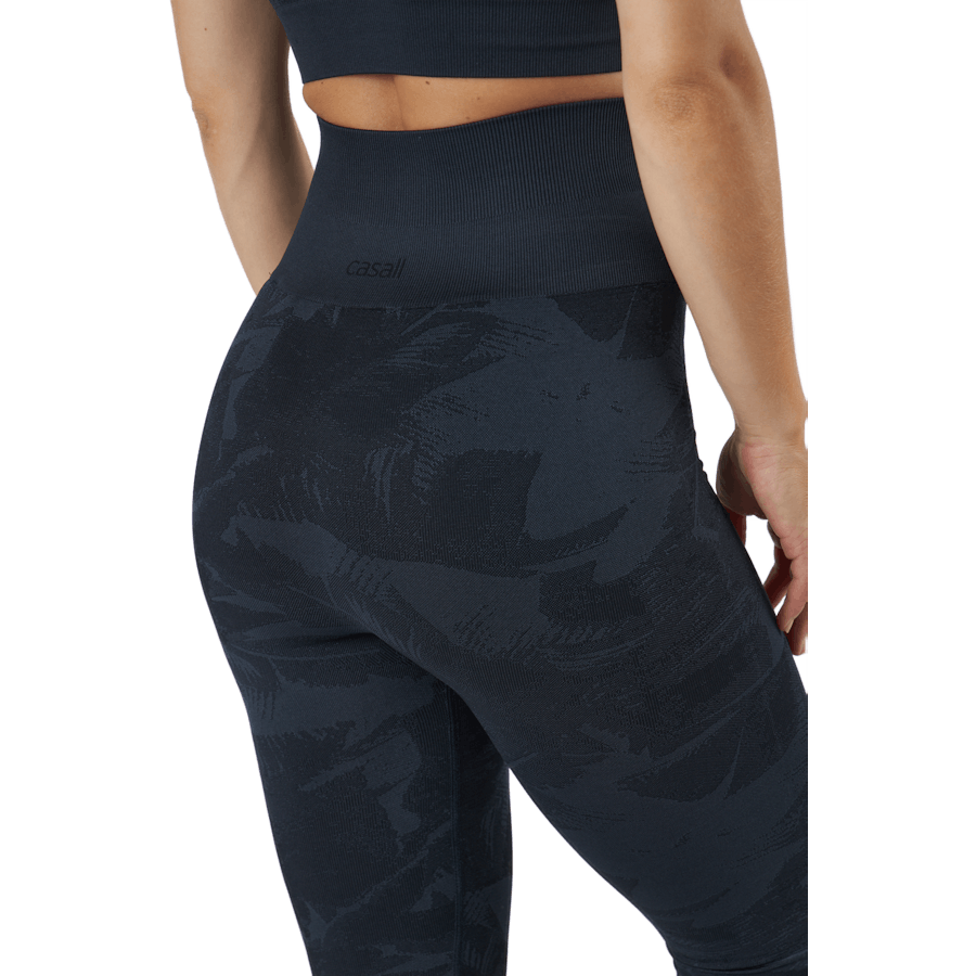 Botanical Seamless Tights Botanical Blue