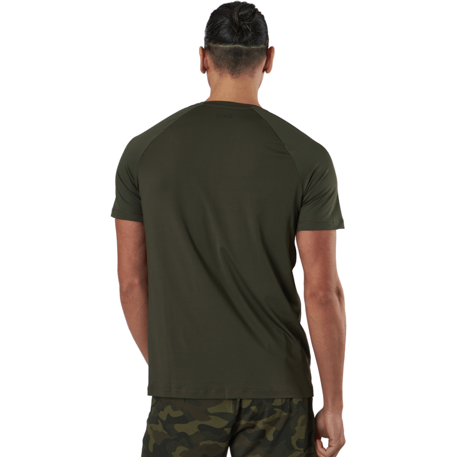 M Structured Tee Forest Green