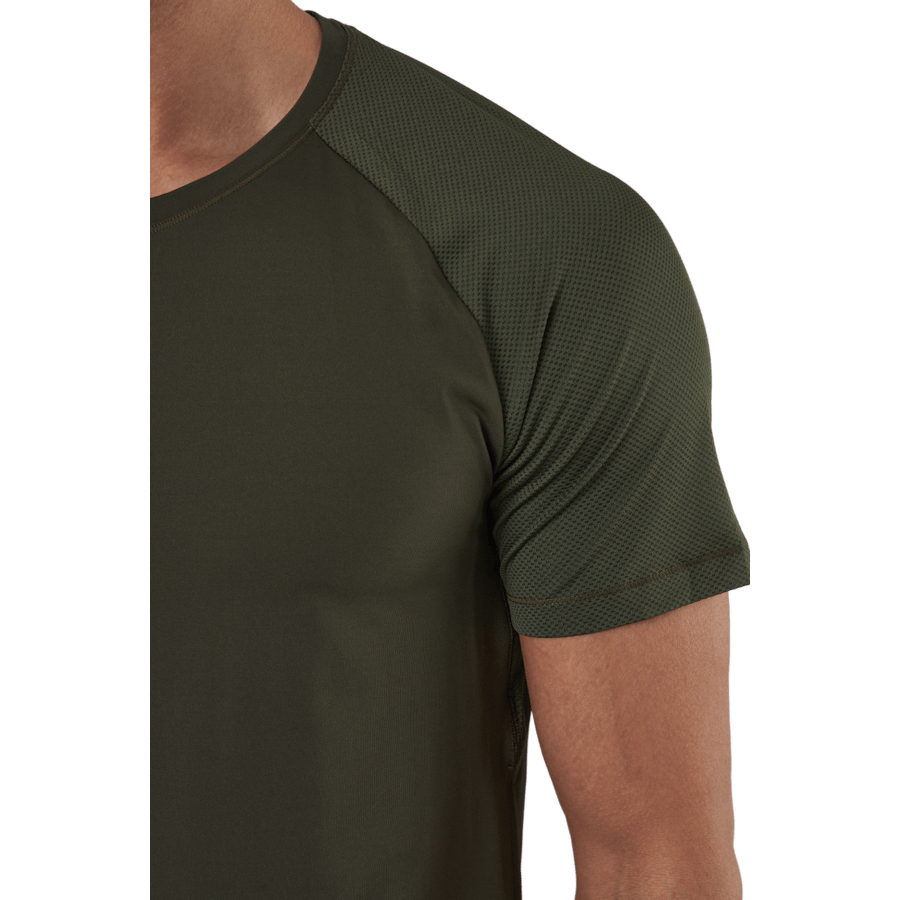 M Structured Tee Forest Green