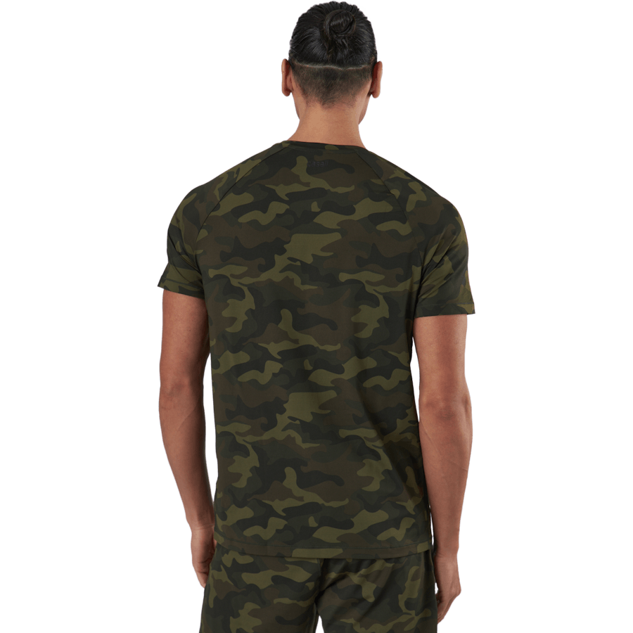 M Printed Tee Action Green